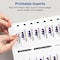 The Mighty Badge Badge Kit, Magnetic, Inkjet, Reusable, 1"x3", 10/PK, SR 5PK AVE71205 - alternate 8